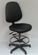 N96as - Siège ergonomique en vinyle supérieur avec mécanisme asynchrone, dossier et assise ajustables_1