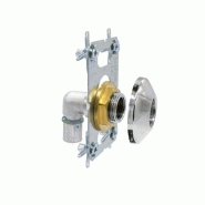 Platine EasyFix simple à sertir D16 - Pour machine à laver - Sortie femelle 1/2 (15x21) - Installation PER visitable_1