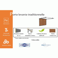 Porte de garage levante traditionnelle - 4250 / 3000_1