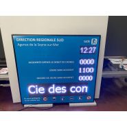 Panneaux de sécurité LED nombre de jours sans accident