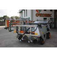 Récolteuse MAGIC MÂCHE - Ortomec SRL - montée sur tracteur avec système No Stop et NEW HERBEX_1