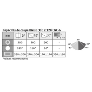 Scie à ruban Metallkraft BMBS 300 x 320 CNC-G - hydraulique automatique - découpe jusqu'à +60° - 3690055_1