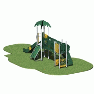 Structure de jeux inox - 2 tours - Gamme Oasis - OA21202I - Âge minimum: 2 ans - Capacité: 20_1