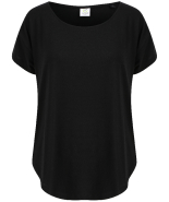 T-shirt scoop neck femme - Tombo - Coupe oversize - Réf: TL527_1