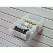 Bac en plastique professionnel - dimensions 130 x 210 x 80 mm_1