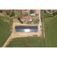 Hangar photovoltaïque symétrique - 1749 à 2385 m² - exposition Est-Ouest pour production solaire optimisée_1