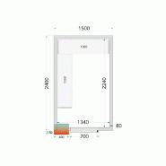 Kit de rayonnage pour Chambres Froides Tefcold CRPF1524_1