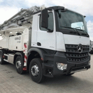 Camion pompe à béton Mercedes-Benz Arocs 3243 8x4 - Pompe Cifa K45 Carbotech - 2017 - 430CV - EURO 6_1