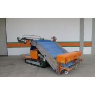 Récolteuse automotrice adaptée aux cultures de Pak-choi