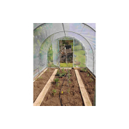 Serre de jardin petite, fonctionnelle, robuste pour les fleurs, les arbustes et le potager familial - 4 à 8 m de long - JARDINIERE_2