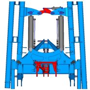Déchaumeur compact C2M avec dégagement sous châssis
