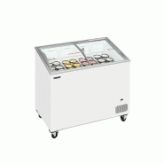 Congélateur coffre avec couvercles coulissants vitrés bombés - 230 L | Tefcold - IC301SCEB_1