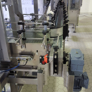 Convoyeur à chaîne en inox, motorisation classique / movimot / movigear pour l'agroalimentaire, le pharmaceutique et la cosmétique - cms_1