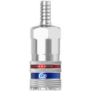 Séries 410 eSafe - DN 10,4 - Coupleur CEJN en acier zingué/laiton - Eurostandard - Sécurité et connectable d'une main_1