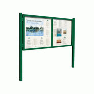 Vitrine 1000 poteaux ronds diam. 76 mm_1