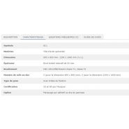Panneau de chantier KC1 - Route barrée - Dimensions 600 x 800 mm - Réf. 29990_1