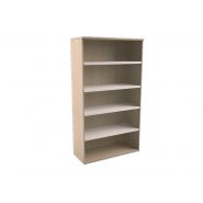 Armoire ouverte Ilia - L120 x H197 x P45 cm en bois mélaminé et métal, plusieurs coloris_1