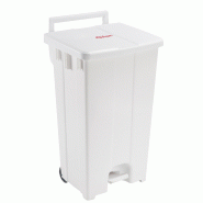 Collecteur à pédale 100L Gilac - Blanc_1
