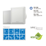 Extracteur de salle de bains ultra silencieu 2 vitesses - MINIVENT_1