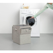 Panier à linge empilable Brabantia 35 litres - Grey - Tri efficace et compact_1