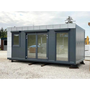 Conteneur de bureau premium de 6 m - élégant et fonctionnel avec design moderne et grandes fenêtres_1