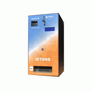 Distributeur de jetons personnalisable - Pièces et/ou billets - 2 hoppers - 1200 jetons par hopper_1