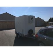 Remorque frigorifique double essieu 1300kg - RAPHA 21 - PTAC 2500kg - Température 0 à 5°C_1