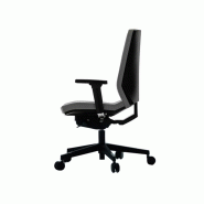 Fauteuil de bureau Omega - Rembourrage en mousse polyuréthane - Revêtement polyester - Accoudoirs réglables 3D_1
