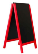 Stop trottoir ardoises amovibles - Dimension : 1170 x 600 mm - Cadre bois PEFC - 8 coloris_1