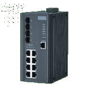 Switch ethernet 8 ports 10/100Mbps + 4 SFP Administrable - Température extrême -40~75° - Référence: EKI-7712E-4FI-AU - Advantech_1