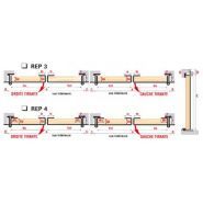 Accord Plus 2 vantaux - Porte blindée professionnelle avec 4 paumelles soudées de 140 mm à billes par vantail - Blindages de France_1