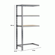 Extension étagère charge lourde Modulö - L. 70 cm - pour buanderie_1