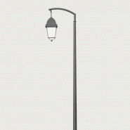 Luminaire d'éclairage public rafale / led / 38 w / 5175 lm / en aluminium_1