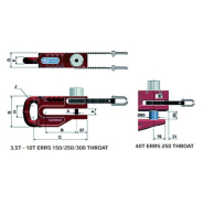 Manille de manutention pour profil lourd - Manille à palplanche en acier coulé haute résistance_1