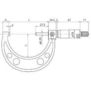 Micromètre d'extérieur 0-75 mm Mitutoyo® - Coffret de 3 micromètres extérieurs - Référence 103-927-10_1