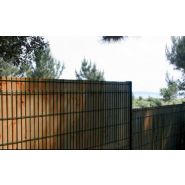 Aquiwood Isis - occultant en PVC pour grillage - Lippi - 1,03 m - lattes en épicéa traité autoclave classe III_1