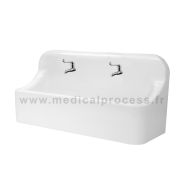 Auge chirurgicale MP'DUO - Commande à coude - Lavage chirurgical pour deux utilisateurs