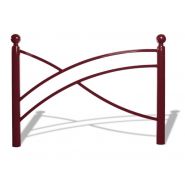 Bar3409 barrières urbaines - Urban'NT - en acier avec potelet Ø76mm et structure en tubes de section 40x27mm_1