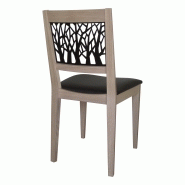 Chaise emma en bois massif et metal_1