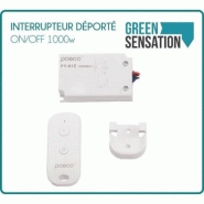Interrupteur déporté ON/OFF 1000W avec télécommande - Maison connectée_1