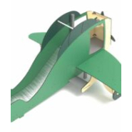 Toboggan - avion 1kat0009 - pour enfants dès 1,5 an - capacité 8 personnes_1