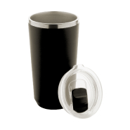 Mug thermos - isotherme en acier inoxydable à double paroi - 500 ml - couleur noire_1