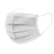 Boite de 50 masques chirurgicaux jetables blanc non stérile - type IIR adulte - MIF MEDICAL_1