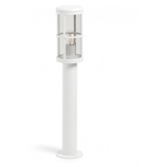 Borne d'éclairage extérieur solaire - lug aluminium ip 54 - éclairage sur le côté- coloris anthracite- hauteur 650 mm_1