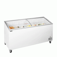Congélateur vitré de crème glacée IC551SCEB (540 / 481) blanc TEFCOLD_1
