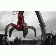 Grappin hydraulique Rotar RPG 6-800 - cycles rapides, tête rotative et coques résistantes_1