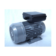 Moteur électrique monophasé 220V 1,1kW - 1000tr/min - Bride B34 à trous taraudés et pattes - ALMO CML90L6B14_1