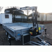 Remorque Grue Nugent - Châssis Galvanisé, Capacité 2.5T_1