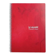 Cahier répertoire écologique spirales 21x29.7cm - 180 pages - 70g PEFC - petits carreaux 5x5 - CLAIREFONTAINE_1