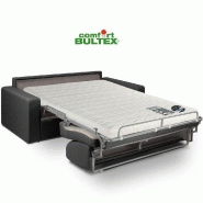 Canapé convertible express CRÉPUSCULE - Matelas 120cm Comfort BULTEX® - Polyuréthane gris graphite - Fabrication italienne_1